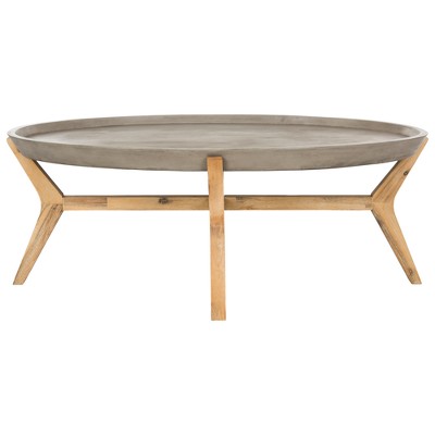 Hadwin Modern Concrete Oval Dia Coffee 