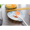 Nat & Jules Delft Blue and White 6 x 4 Glossy Ceramic Oval Countertop Spoon Rest - 4 of 4