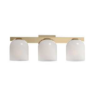 Maxim Lighting Scoop 3 - Light Vanity in  Natural Aged Brass - 1 of 4