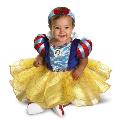 Baby Snow White & the Seven Dwarfs Snow White Halloween Costume with Headband 6-12M