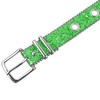 INSPIRE CHIC Women's Hollow Eyelet Sequin Decoration Versatile No-Punch Pin Buckle Belt - 2 of 4