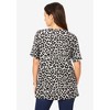 Jessica London Women's Plus Size Stretch Knit Cutout Swing Tunic - 3 of 4