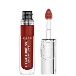 L'Oreal Paris Plump Ambition Hyaluron Lip Oil Plumping Lip Gloss - 0.16 fl oz - 1 of 4