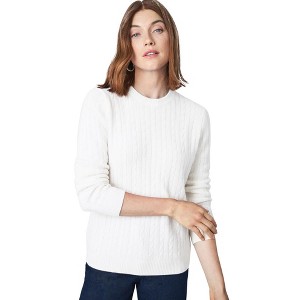 Jessica London Cable Crewneck Sweater - 1 of 4
