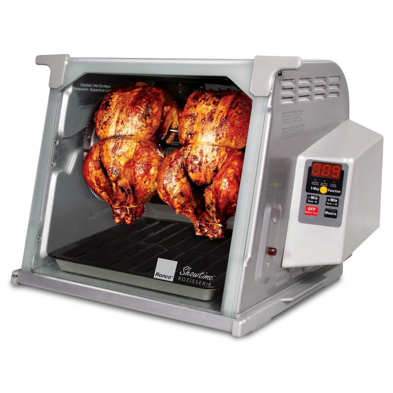 Ronco Digital Rotisserie Oven, Platinum Digital Design, Large Capacity (240oz) Countertop Oven, 1 of 9