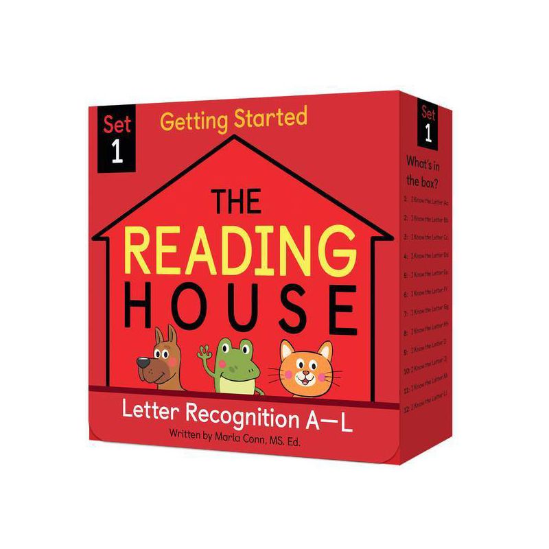 The Reading House Set 1: Letter Recognition A-L - by Marla Conn (Mixed Media Product), 1 of 4
