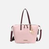 MKF Collection Layla Solid Tote Bag Convertible Backpack by Mia k - 2 of 4