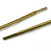 Elerevyo Round Rope Dual Colored Striped 0.2" Thick Boot Sneakers Shoelace 3 Pairs - 4 of 4