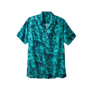 KingSize KS Island Printed Rayon Short-Sleeve Shirt - 1 of 4