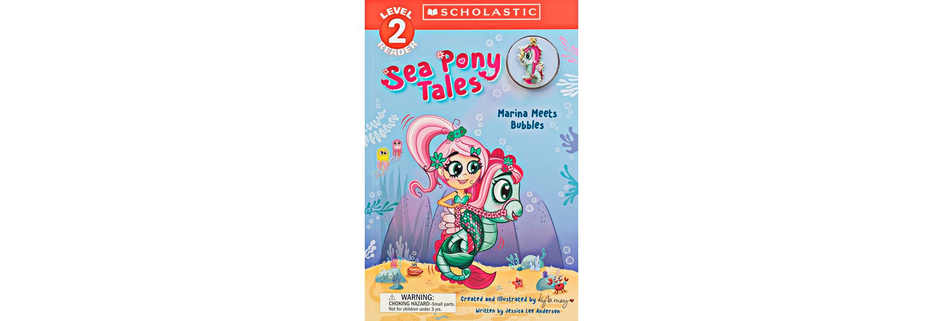 Sea Pony Tales #1: Marina Meets Bubbles - by  Jessica Lee Anderson (Paperback)