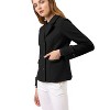 INSPIRE CHIC Women's Notched Lapel Double-Breasted Pea Coat - 4 of 4