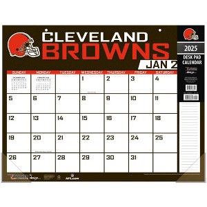 NFL Cleveland Browns 2025 25"x17" Desk Calendar - 1 of 4