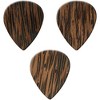 Clayton Exotic Wedge Wood Guitar Picks - 3 Pack - 2 of 2