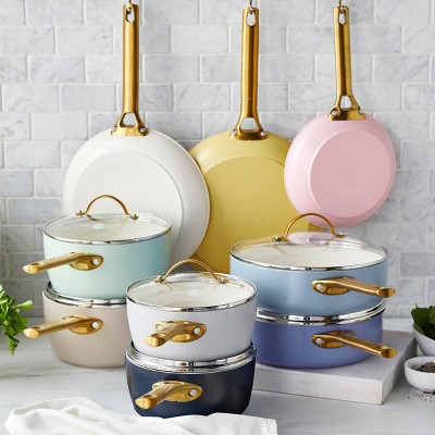 GreenPan - Reserve Ceramic Nonstick 10-Piece Cookware Set - Blush