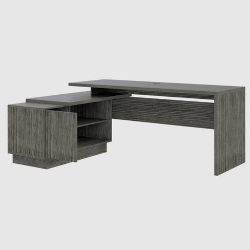 Target l cheap shaped desk