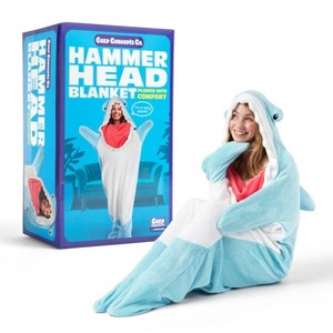 Cozy Concepts Co. Hammerhead Shark Blanket - 1 of 4