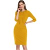 Coolmee Women's Casual Pocket Slim Pullover Maxi Hoodie Dress - 2 of 4