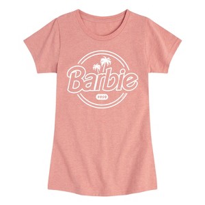 Girls' - Barbie - Retro Logo 1959 Fitted Short Sleeve Graphic T-Shirt - 1 of 4