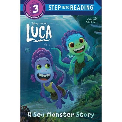 A Sea Monster Story (Disney/Pixar Luca) - (Step Into Reading) by  Random House Disney (Paperback)