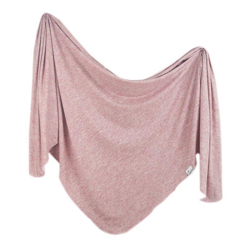 Copper Pearl Bloom Knit Swaddle Blanket, 1 of 5
