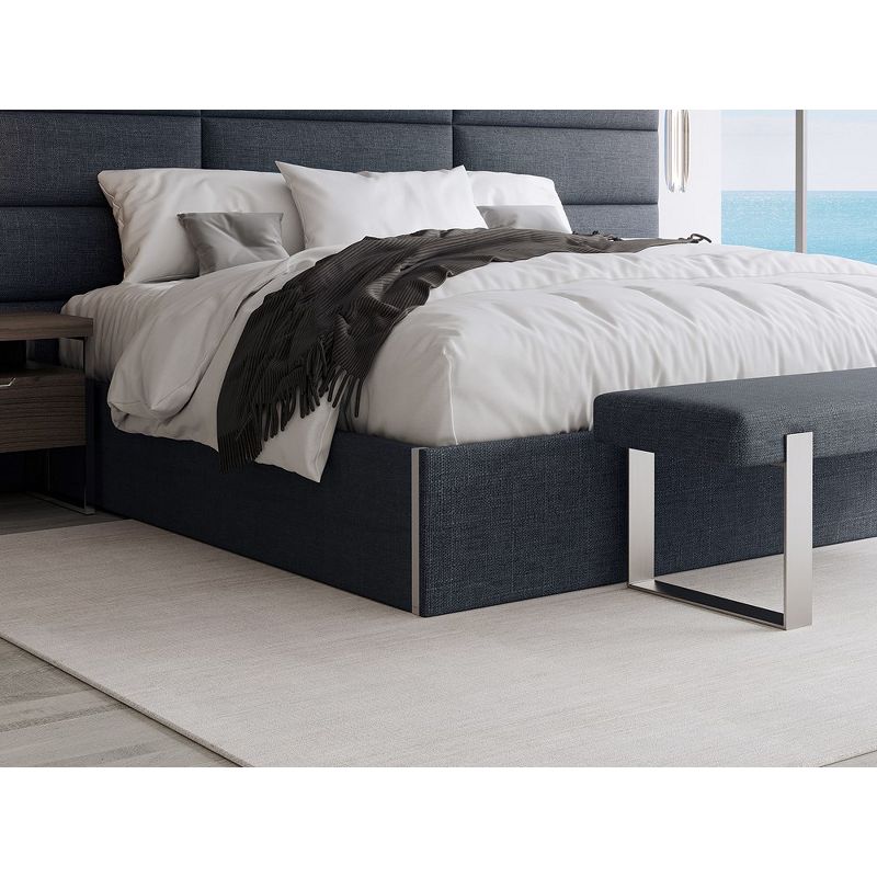 VANT Upholstered Platform Bed - Easy Assembly Bed Frame No Box Spring Needed Foundation for Optimal Support - Sleek Modern Design for Any Bedroom, 1 of 7