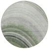 Green And Artichoke Green Abstract Washable Indoor Outdoor Area Rug - 4 of 4