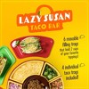 Taco Tuesday TTLSTB10 Lazy Susan Taco Bar - 2 of 4