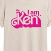Women's - Barbie - I Am Ken Oversized Graphic T-Shirt - 2 of 4