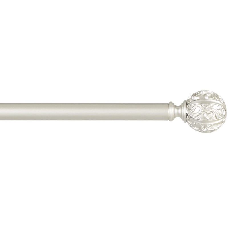 Exclusive Home Vulcan 1" Curtain Rod and Finial Set, 3 of 4