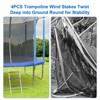 Trampoline with Enclosure & Ladder, ASTM Approved Heavy-Duty Outdoor Recreational Trampoline - 2 of 4