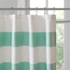 MAYEERTY 72"x72" Shower Curtain Blue Polyester with 12 Botton Holes Modern - 2 of 4