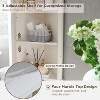 SinCiDo 68" Tall Corner Cabinet with Modern Fluted Design, Adjustable Shelves & Curved Profile for Bathroom, Living Room, Kitchen - 3 of 4