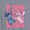 Women's - Lilo and Stitch - Kiss Graphic Racerback Tank - 2 of 4