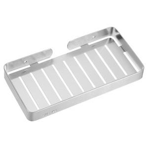 Unique Bargains 304 Stainless Steel Wall Mounted Soap Dish Holder with Installation Kits - 1 of 4