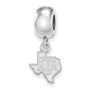 Black Bow Jewelry Sterling Silver Texas A&M Aggies NCAA Bead Charm - 1 of 4