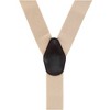 CTM Men's 1.375 Inch Wide Solid Color Y-Back Button-End Suspenders - 2 of 4