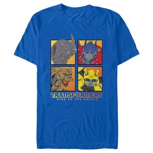 Men's Transformers: Rise of the Beasts Group Squares T-Shirt - 1 of 4
