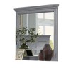Royal Hampton Dresser Mirror w Crown Molding Frame, 42 Inch Gray Solid Wood - 3 of 4