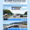 AZDOME 4K Dash Cam Front and Rear, STARVIS Night Vision, UHD 2160P WiFi Dash Camera for Cars with GPS, 170°Wide Angle, 24H Parking Mode (GS63H Pro) - 2 of 4