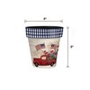 Briarwood Lane Planter 8.5" x 8.5" x 8.5" Stars and Stripes Truck Small Planter - 2 of 4
