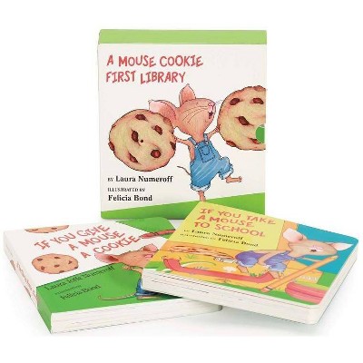 A Mouse Cookie First Library - (If You Give...) by  Laura Joffe Numeroff (Board Book)