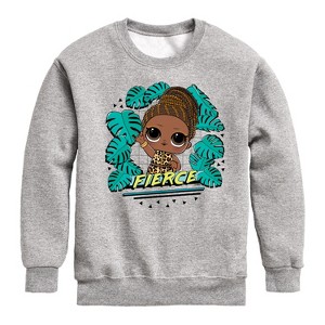 Boys' - LOL Surprise! - Fierce Graphic Long Sleeve Fleece Sweatshirt - 1 of 4