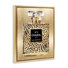 Stupell Industries Cheetah Pattern Perfume Black Framed Floater Canvas Wall Art - 3 of 4