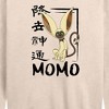 Women's - Avatar: The Last Airbender - Momo cute Lightweight French Terry Wide Neck Long Sleeve Shirt - 2 of 4
