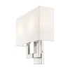 Livex Lighting Hollborn 2 - Light Wall Light in  Brushed Nickel - 4 of 4