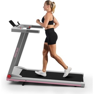 DeerRun Foldable Compact Treadmill for Home 5% incline, and 350 lbs capacity for space-saving - 1 of 4