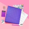 Avery Luxe Collection Durable Holographic 3 Ring Binder, Customizable View Cover, 1 Inch Round Rings, 1 Holographic Violet Binder (03226) - 4 of 4