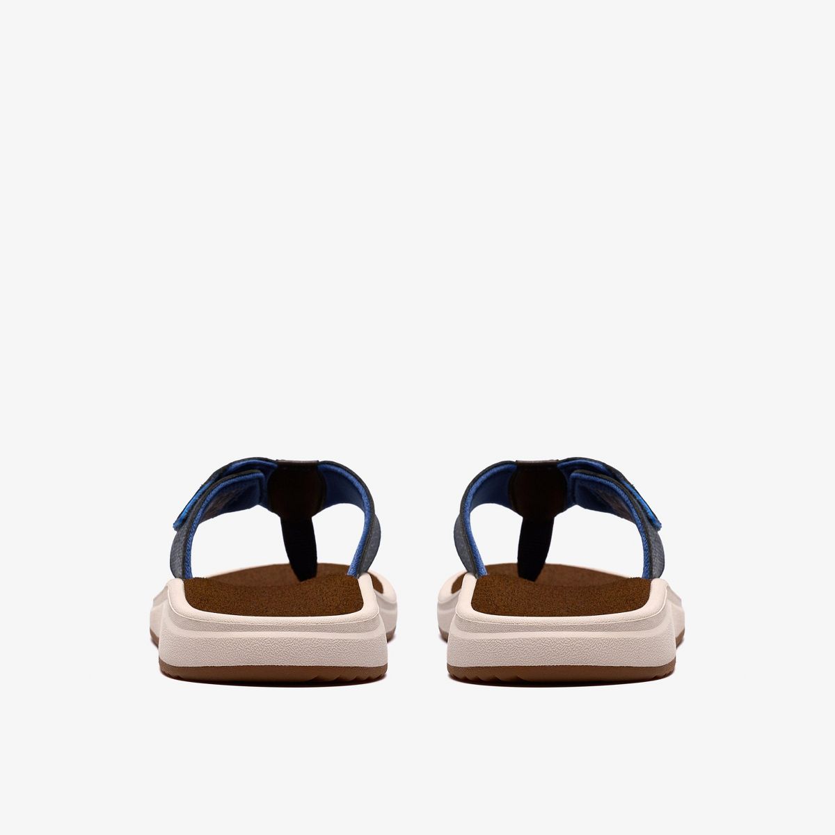 Clarks Mens Men's Breeze Flip Flops Navy Sandals - thumbnail 5