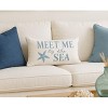 C&F Home 12" x 24" Starfish "Meet Me At The Sea" Embroidered Accent Pillow - 3 of 4