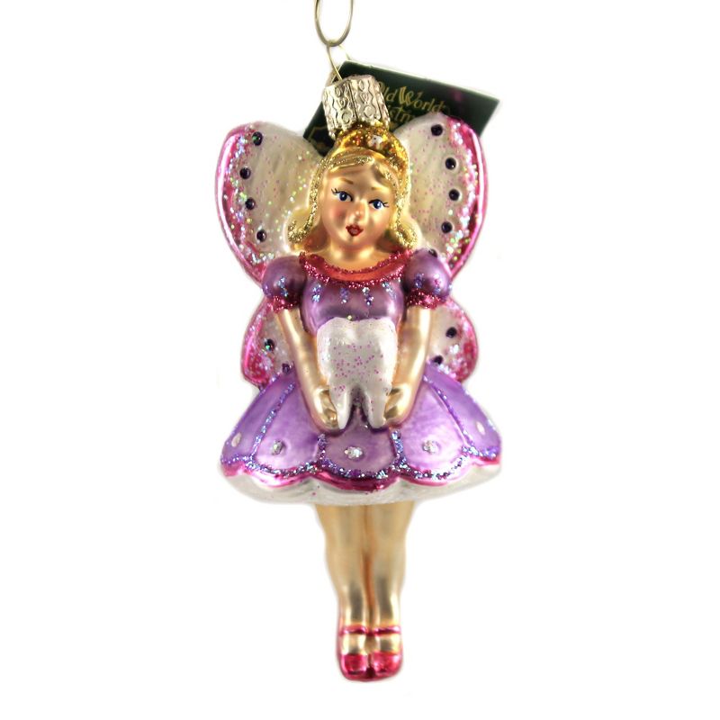 Old World Christmas 5.0 Inch Tooth Fairy Childhood Fantasy Figure Tree Ornaments, 1 of 4